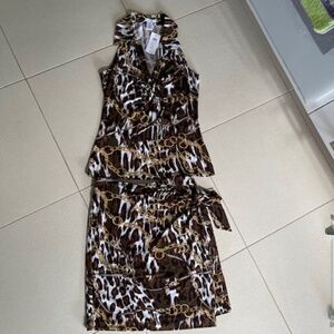 Cache Set skirt 12/ top M  NWT